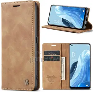 Phone Case for Reno 8 4G / Oppo Premium PU Leather Flip Case