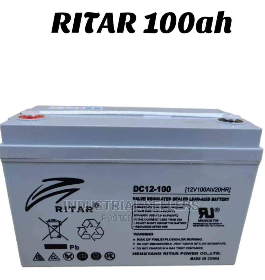 Original Ritar 100ah Solar Battery