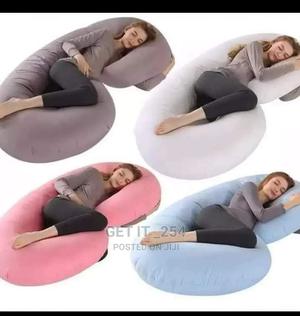 C-Shaped Pregnancy Pillow Available in Grey and White - thumbnail 2