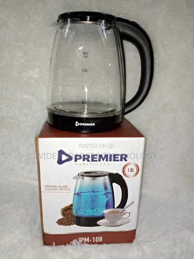 Electric Glass Kettle Cordless Kettles Water Jug 1.8L