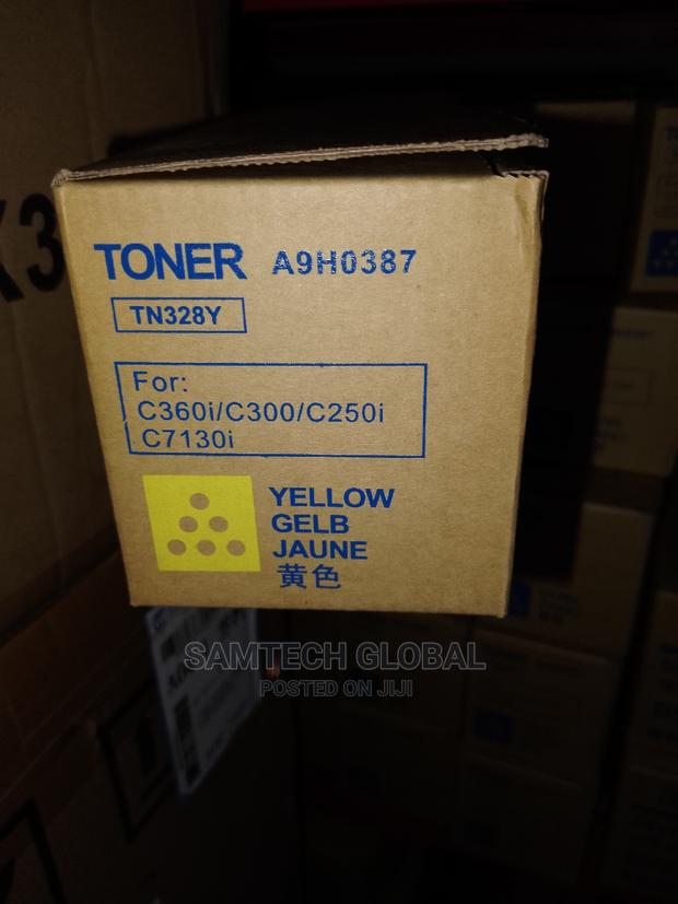 Original Tn328 Yellow Toner 