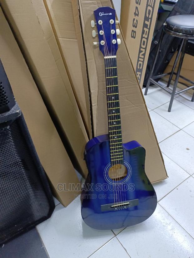 Acoustic Guitar Blue 38 Hqlty - thumbnail 3