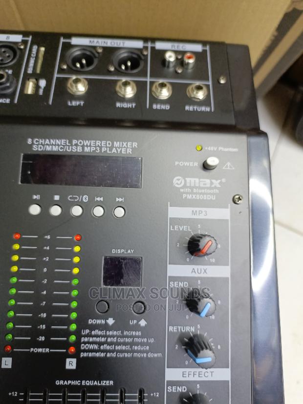 Powered Mixer 8 Channels Maxs - thumbnail 4