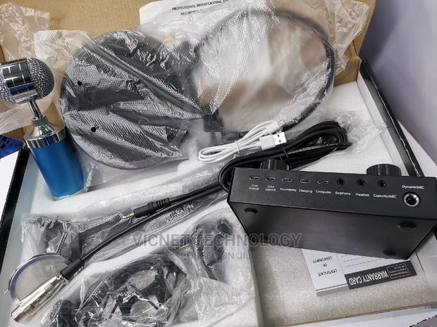 Professional Podcast Microphone and V8S Sound Card - thumbnail 2