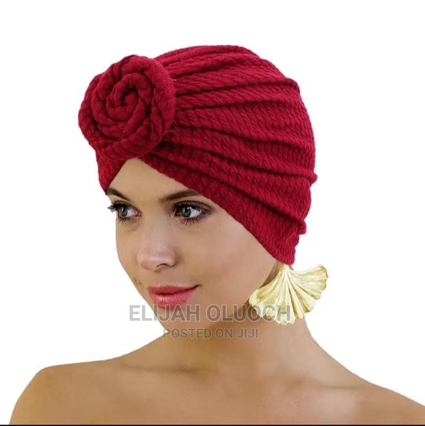 Elegant Donut Head Wrap/Turban - thumbnail 3