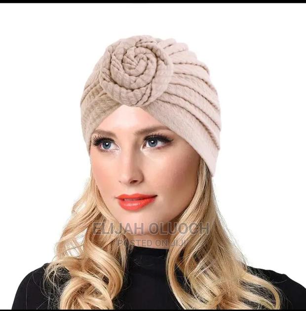 Elegant Donut Head Wrap/Turban - thumbnail 4