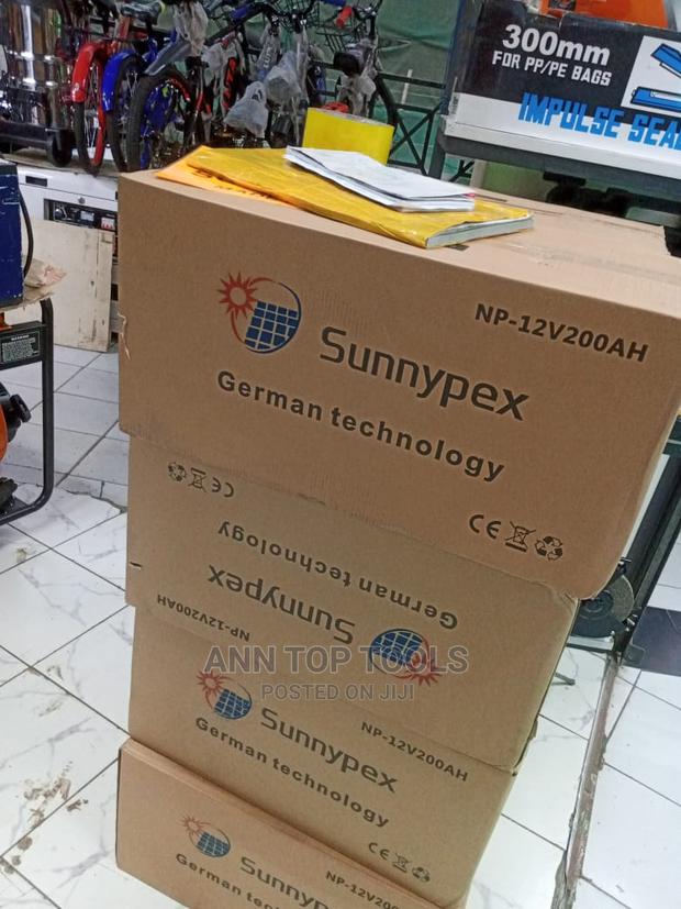 Sunnypex 200ah Solar Battery - main view