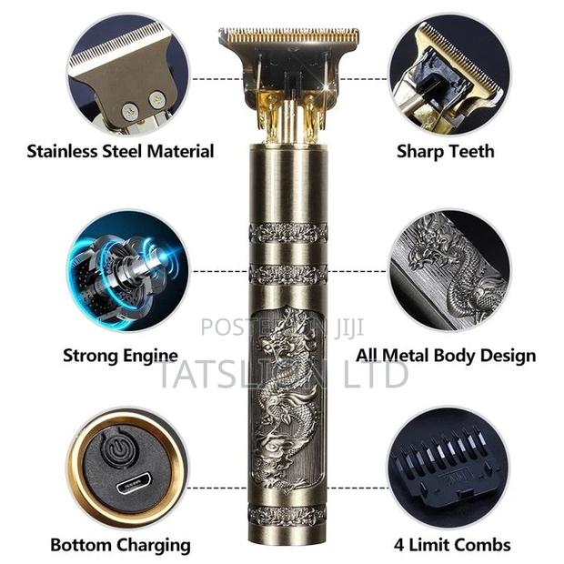 Wireless Rechargeable Professional Hair Shaver - main view