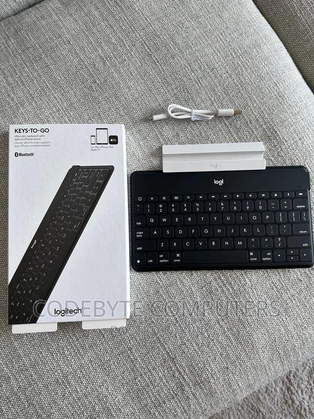 Logitech Bluetooth Keyboard Folio Keys-to-Go - Black - main view