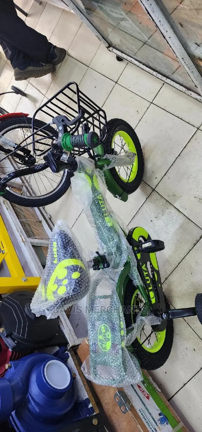 Kids Bike Size 12 With Strong Frame and Training Wheels