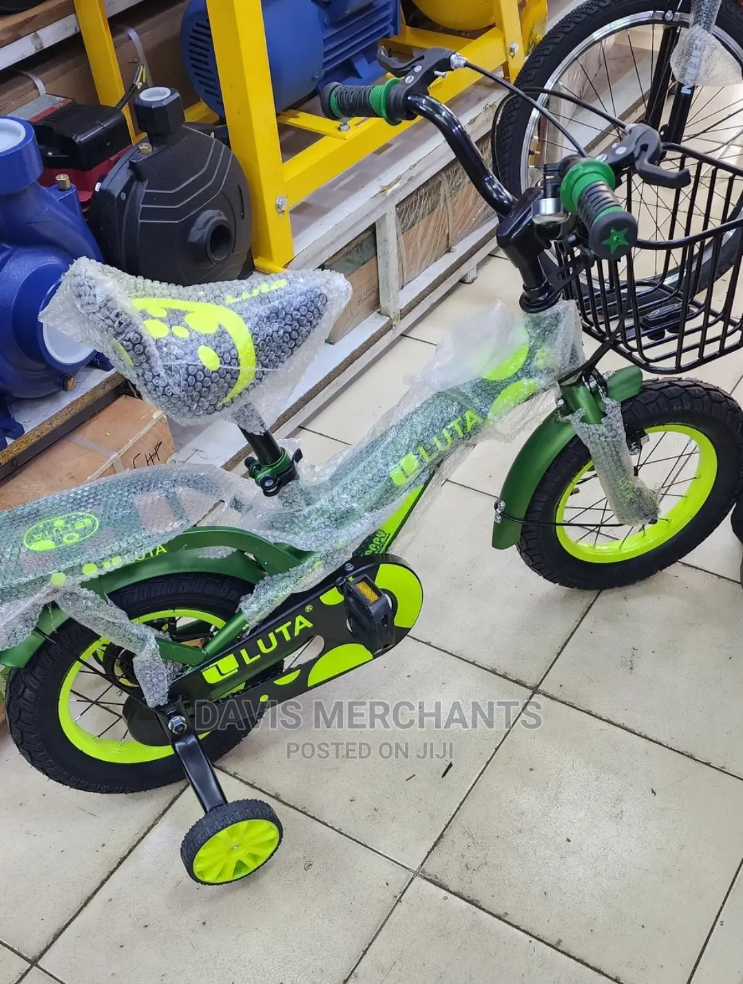 Kids Bike Size 12 With Strong Frame and Training Wheels