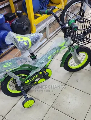 Kids Bike Size 12 With Strong Frame and Training Wheels