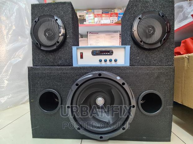 Shattering 1000 Watts Kenwood Bass With 2 Speakers and Amp