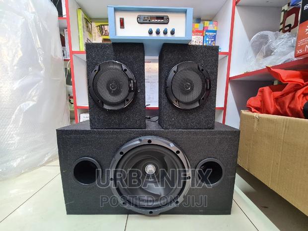 1000 Watts Powerful Subwoofer With Mid Speakers and Amp