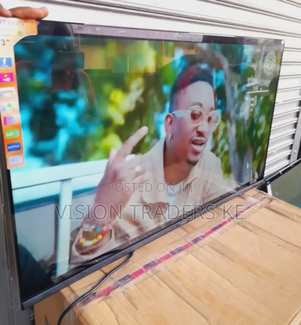 *Full Hd Vitron 43 Inches Smart Android Frameless 1080p Tv✓