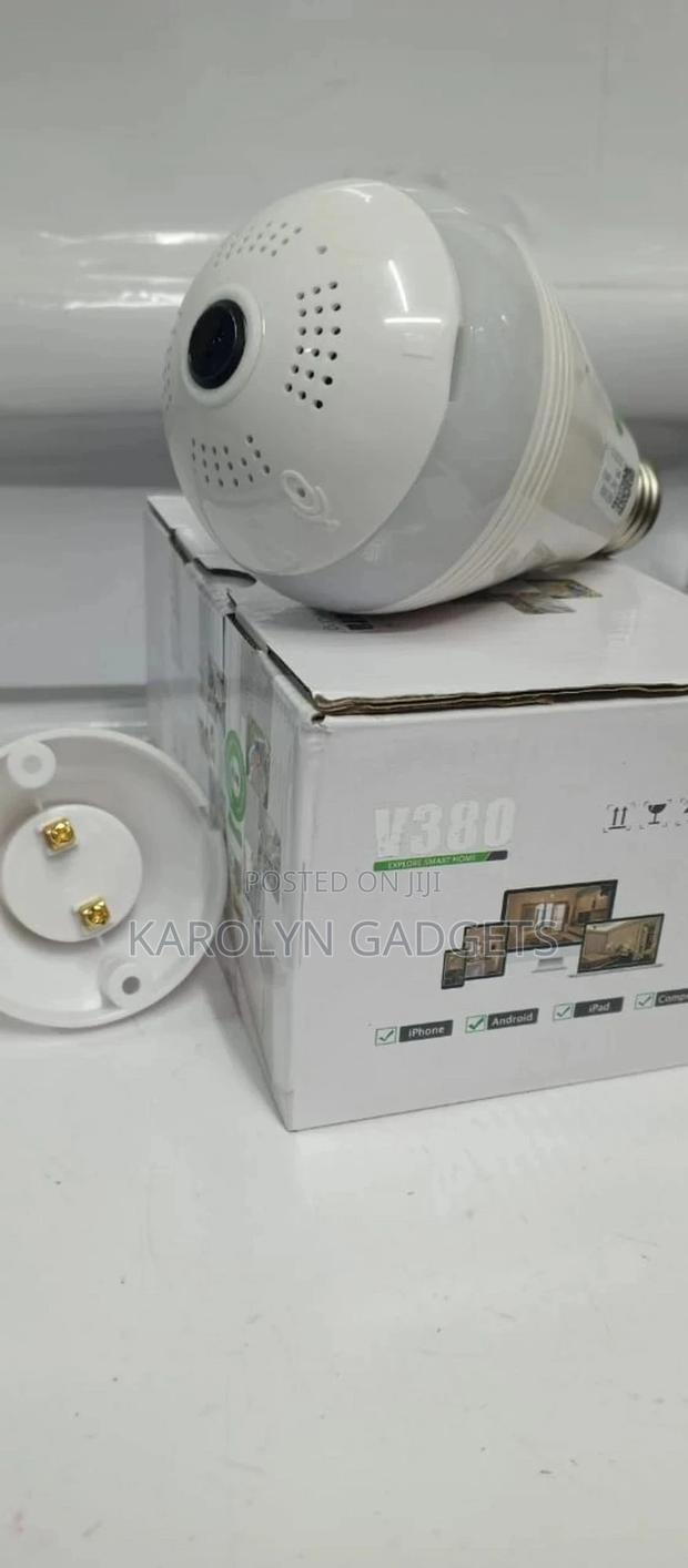 360° Surveillance Smart Nanny Bulb Camera