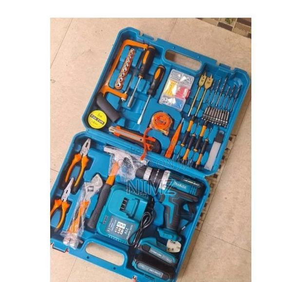 Makita Cordless Drill 47PC Tool Set 36v WITH 2 Batteries - main view
