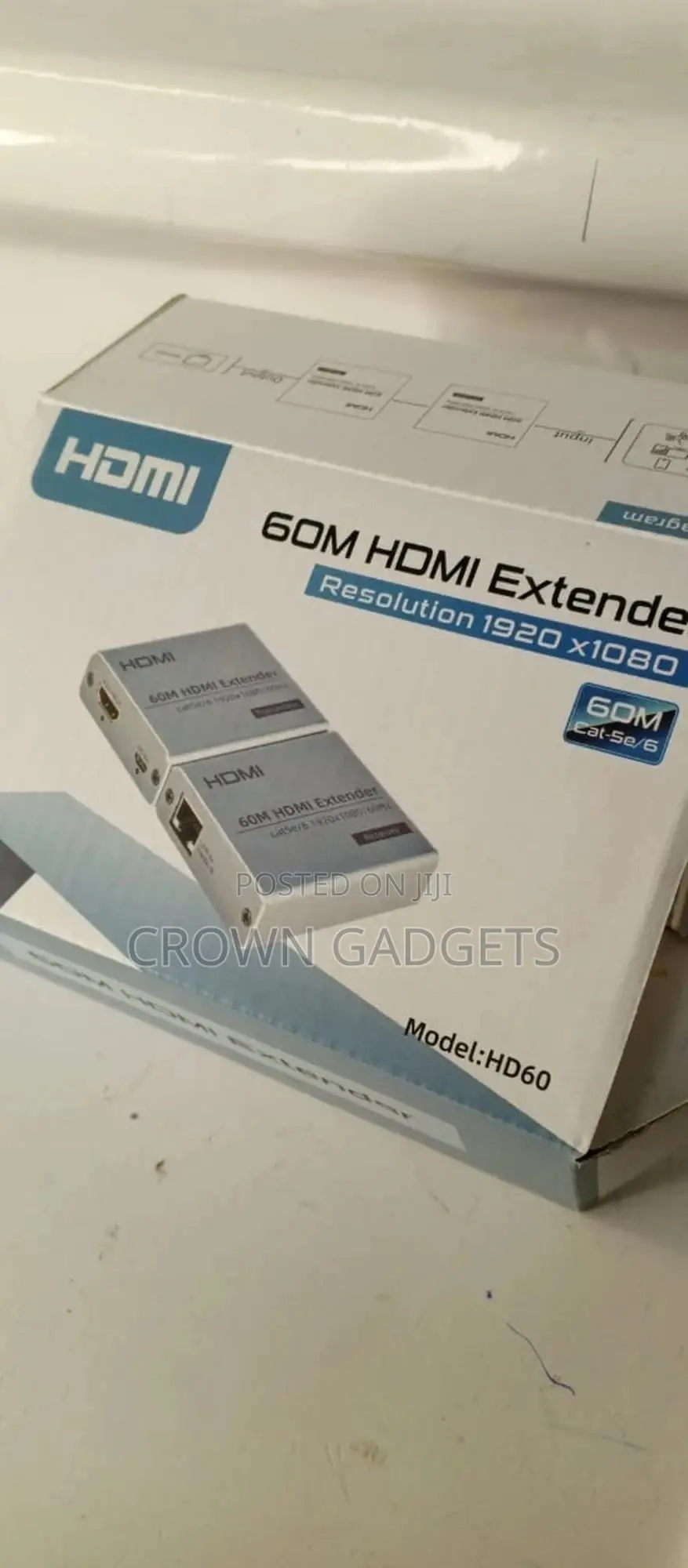 HDMI Extender Over Single Cat5/Cat6 Ethernet