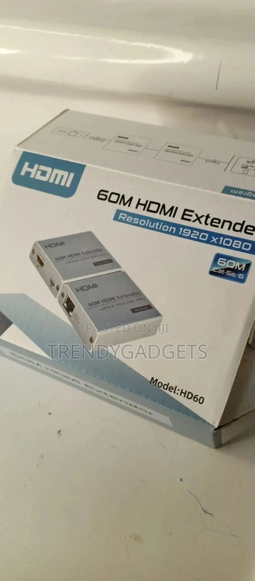 HDMI Extender Over Single Cat5/Cat6 Ethernet