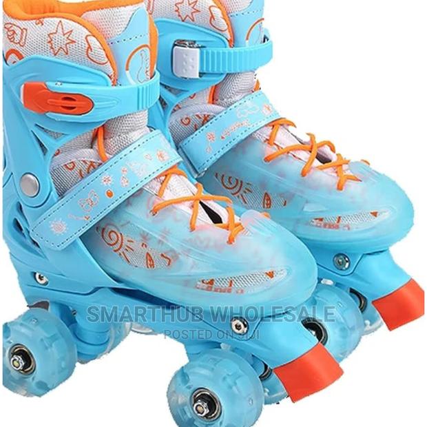 Four-Wheel Roller Skates With All Wheels Light