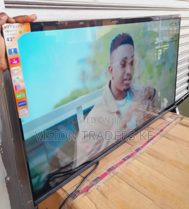 Smart Android Frameless Tv Vitron 43 Inches Full Hd - thumbnail 3