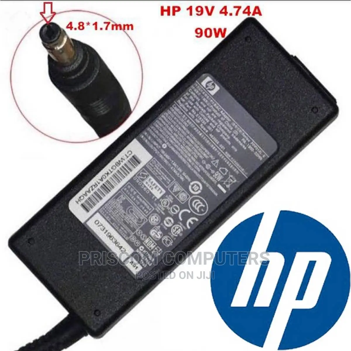 90W HP Elitebook 8440p 8460p 8470p 8560P 8540 Charger Adapte