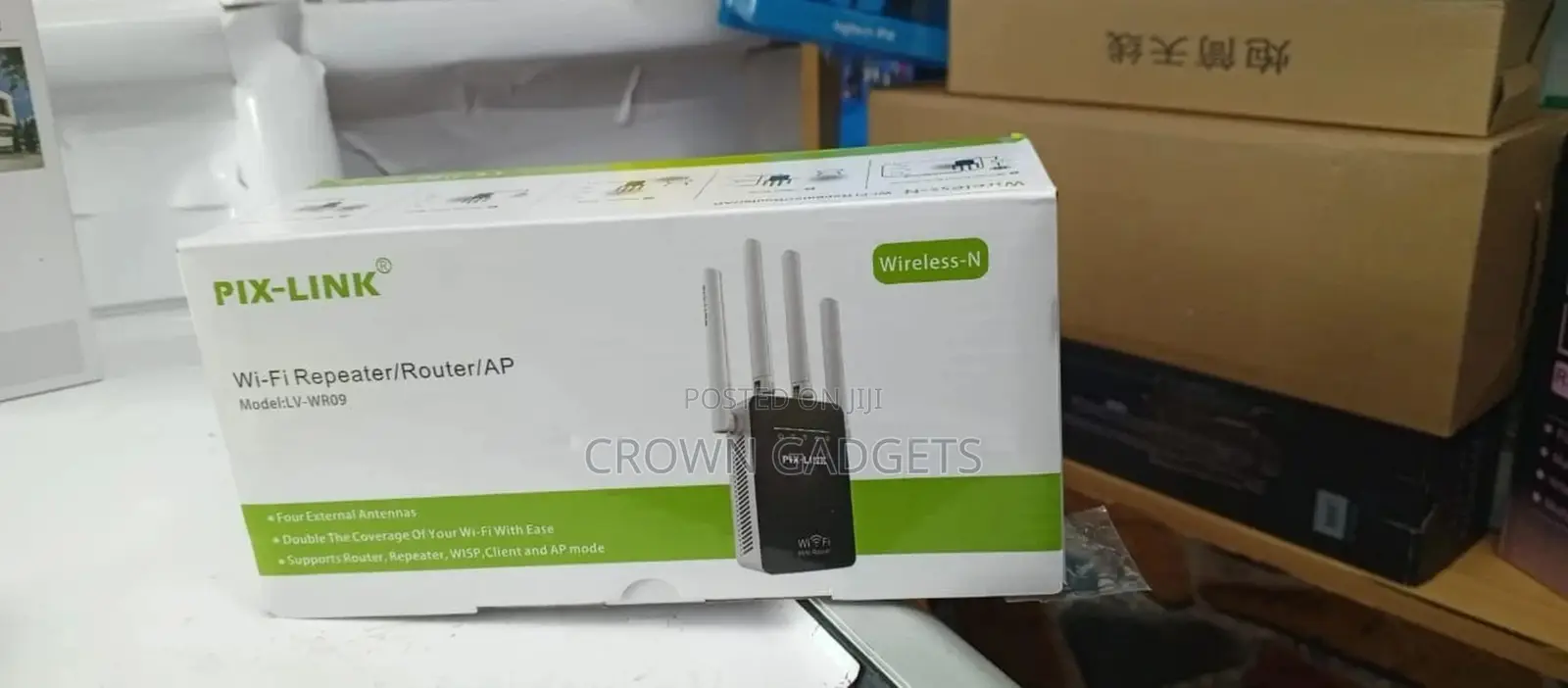 Pix Link 300mbps Wi-Fi Repeater/ Mini Router/ AP