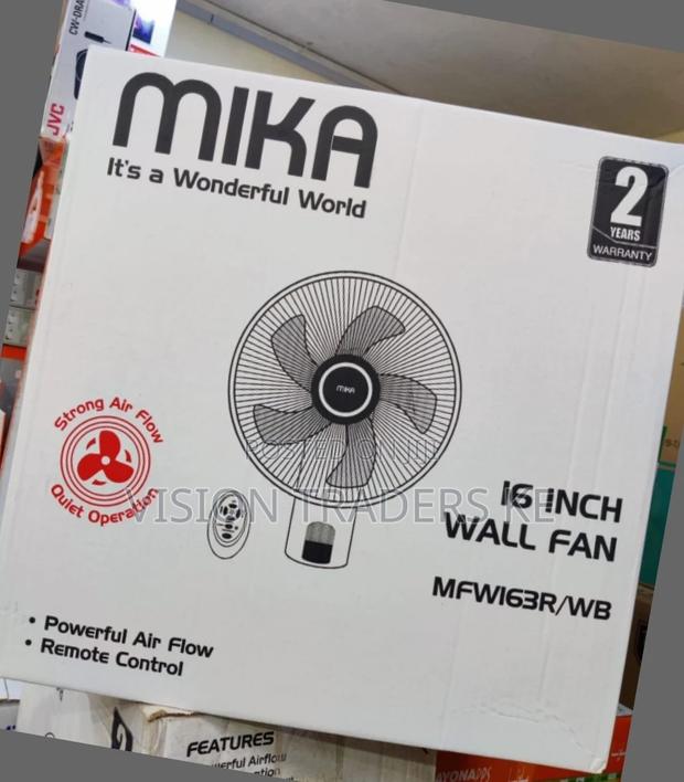 Mika 16 Inches Wall Fan With Remote Control. - main view