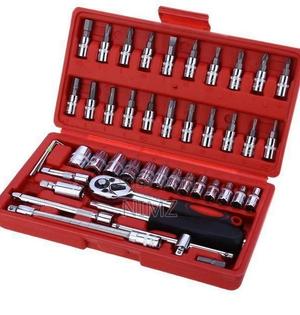 Vehicle Repair Tool 46 PCS Mini Socket Wrench Set - thumbnail 2