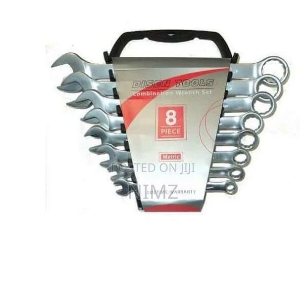 8pc Spanner Wrench Set - main view