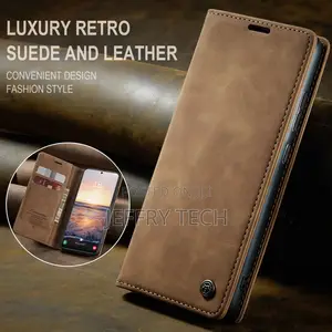 Caseme Retro Bookcase Case Samsung S20 FE Dark Brown