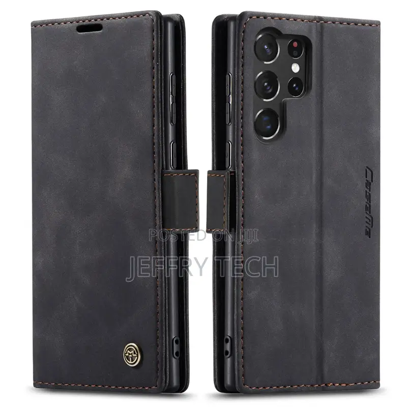 Horizontal Flap Leather Case for Samsung Galaxy S23 Ultra Br