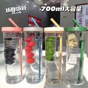 Clear Acrylic 800ml Smoothie Tumbler