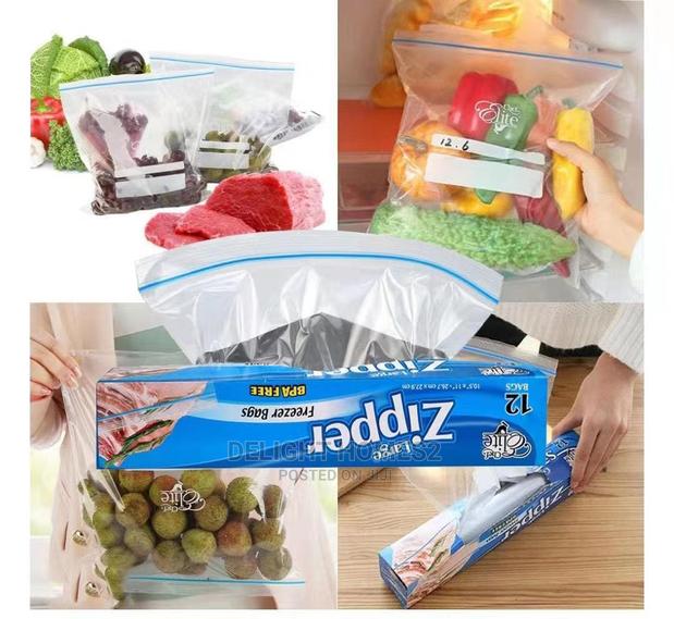 Re-Usable Fridge Zipper Bags - main view
