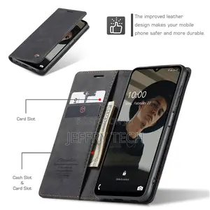 Flip Leather Case for Samsung Galaxy A32 5G Black