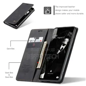 Horizontal Flip Leather Case for Samsung Galaxy A72 Black