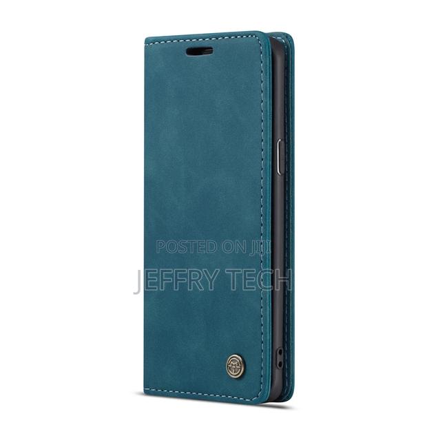Horizontal Flip Leather Case for Samsung Galaxy S9 Blue - main view