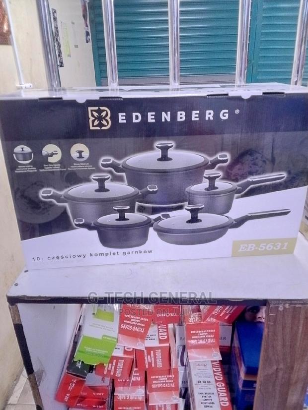 Edenberg Eb-5631 Heavy Duty Marble 10pcs Cookware Set - main view