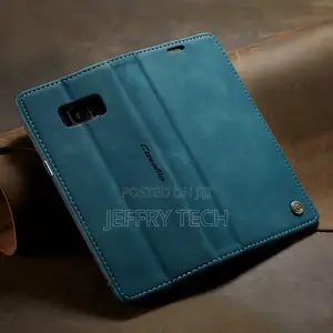 Horizontal Flip Leather Case for Samsung Galaxy S8 Plus Blue