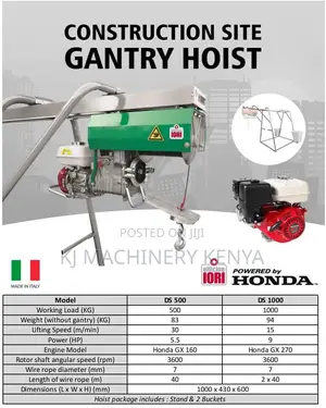 1⁄2tonne Concrete Hoist Machine