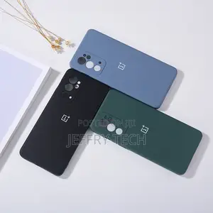 Oneplus 9R Square Liquid Silicone Case Silky Touch Camera Pr