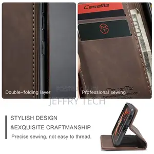 Horizontal Flip Leather Case for Samsung Galaxy S21 FE Brown