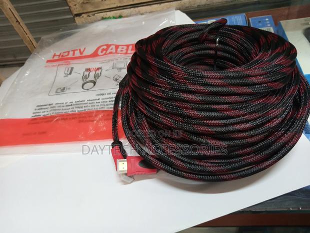 Hdmi to Hdmi Cable - 30 Meters High Quality Braided Cable - thumbnail 2