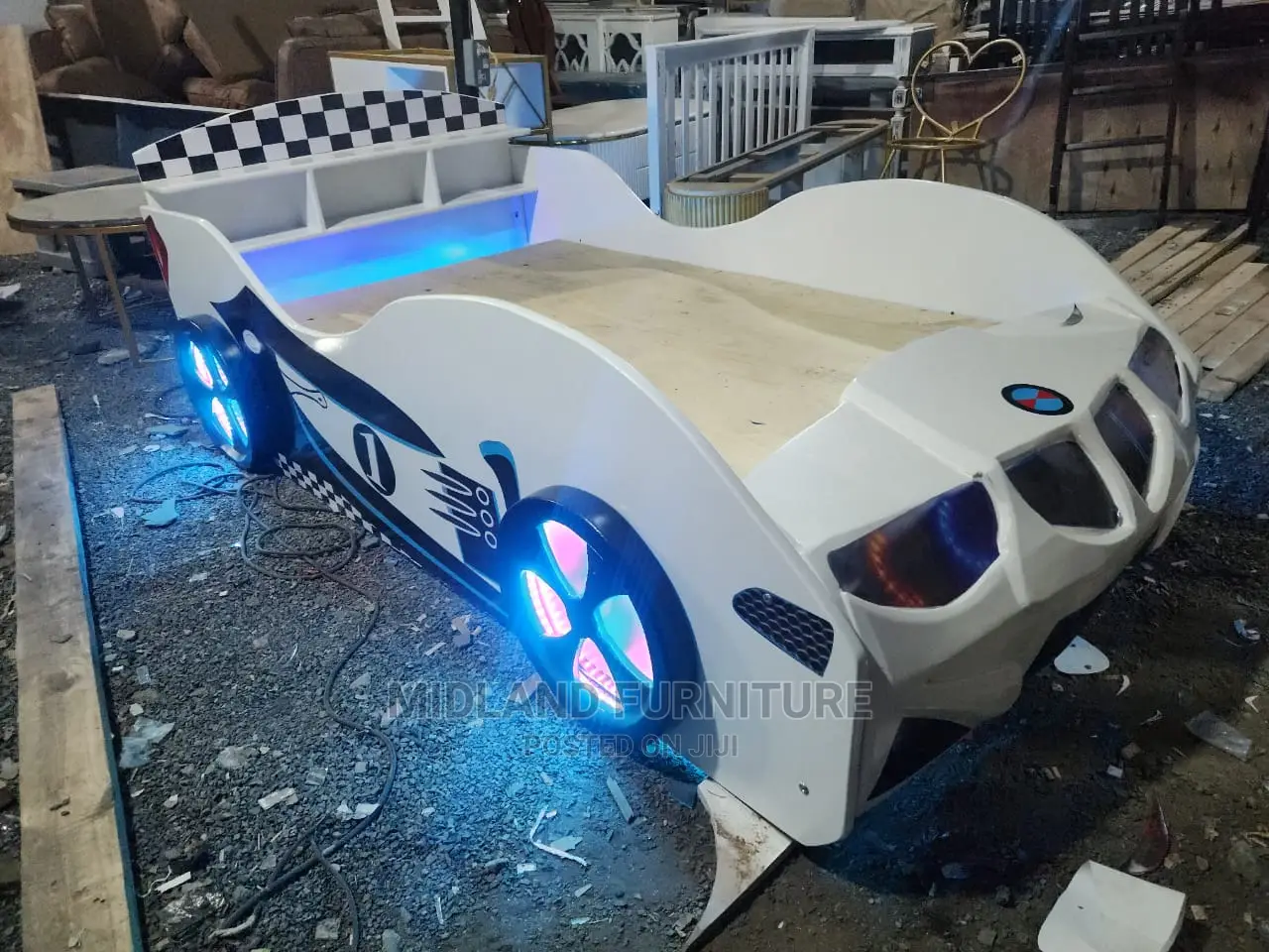 Race Car Bed for Kids / Baby Cot / Babybed /Beds for Boys
