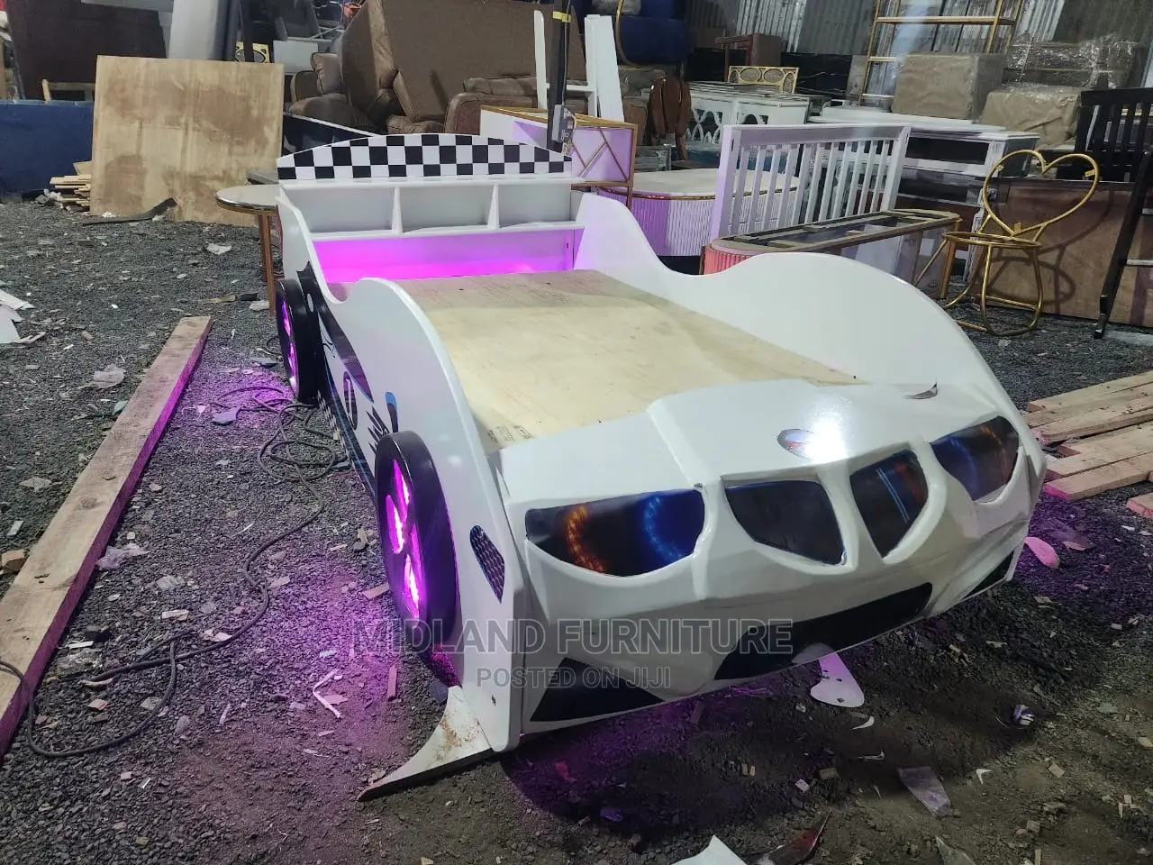 Race Car Bed for Kids / Baby Cot / Babybed /Beds for Boys