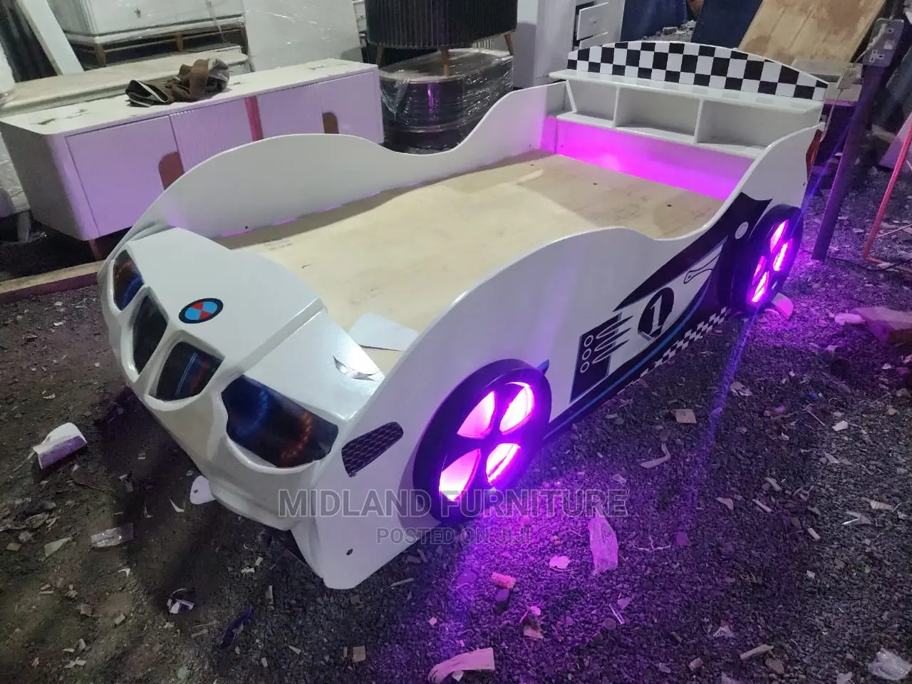 Race Car Bed for Kids / Baby Cot / Babybed /Beds for Boys