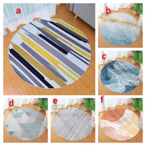 Modern Light Luxury Round Carpet