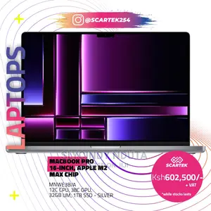 Apple Macbook Pro 16 Inch M2 Max Chip