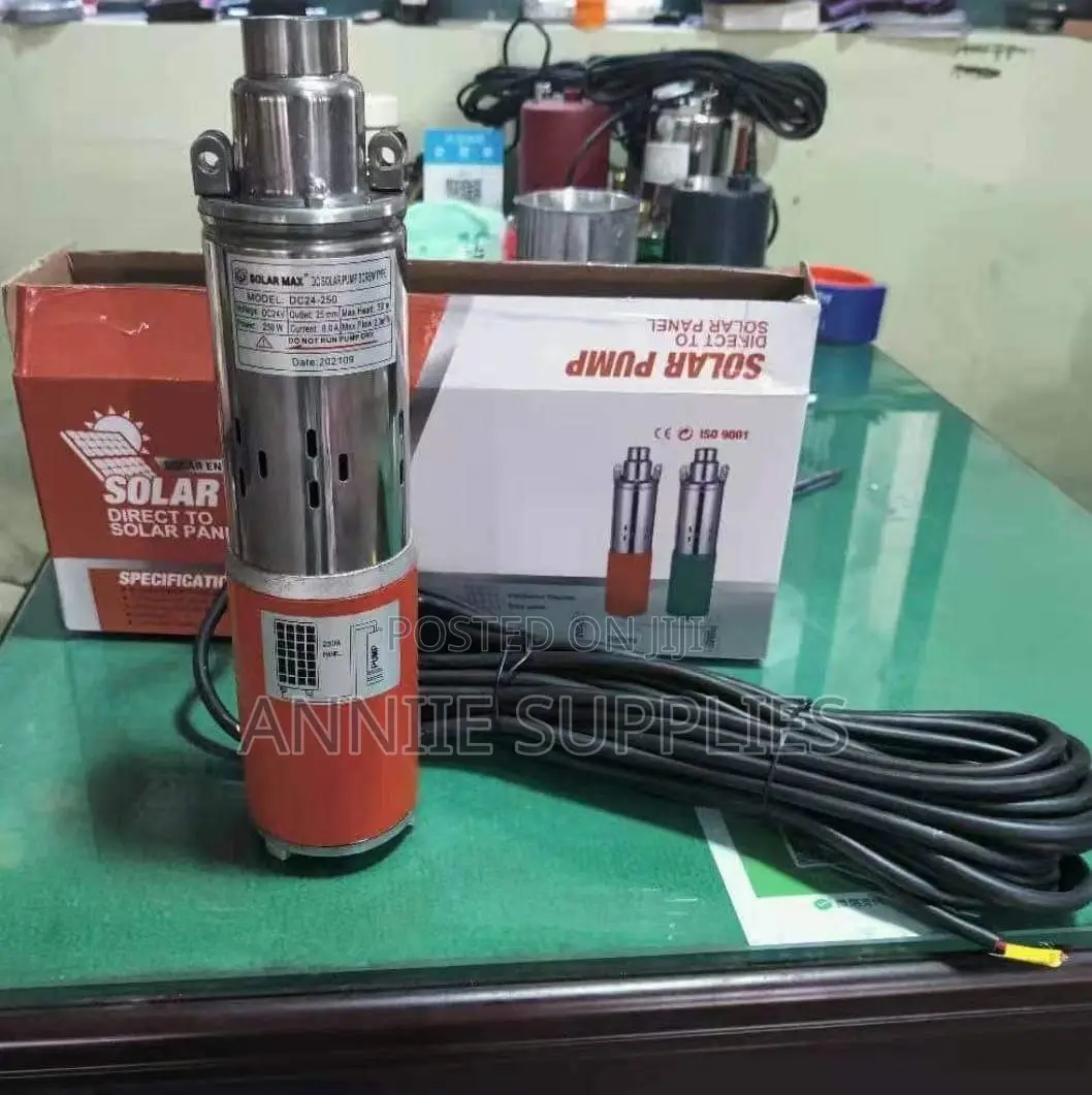 Submersible 50m/24v DC Pump 250w Solar