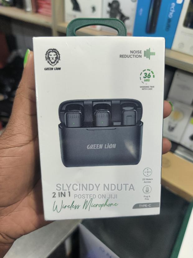 Green Lion 2 in 1 Wireless Microphone - thumbnail 2